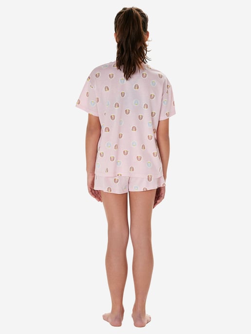 Schiesser Mädchen Pyjama NightwearSchlafanzug, Pyjama Set, Nachtwäsche - Image 3
