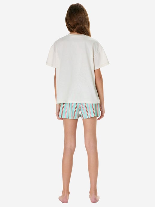 Schiesser Mädchen Pyjama NightwearSchlafanzug, Pyjama Set, Nachtwäsche - Image 3