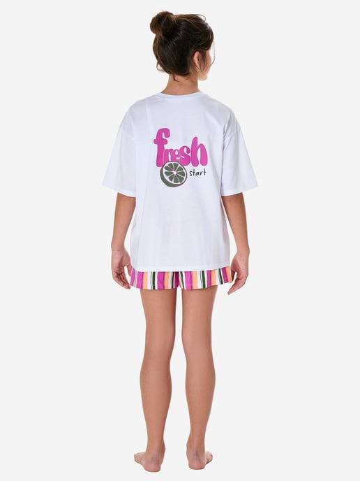 Schiesser Mädchen Pyjama NightwearSchlafanzug, Pyjama Set, Nachtwäsche - Image 3