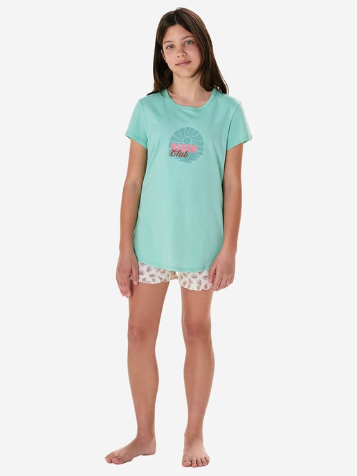 Schiesser Mädchen Pyjama NightwearSchlafanzug, Pyjama Set, Nachtwäsche - Image 2