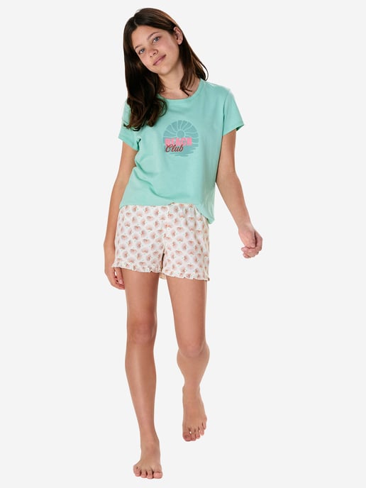 Schiesser Mädchen Pyjama NightwearSchlafanzug, Pyjama Set, Nachtwäsche - Image 4