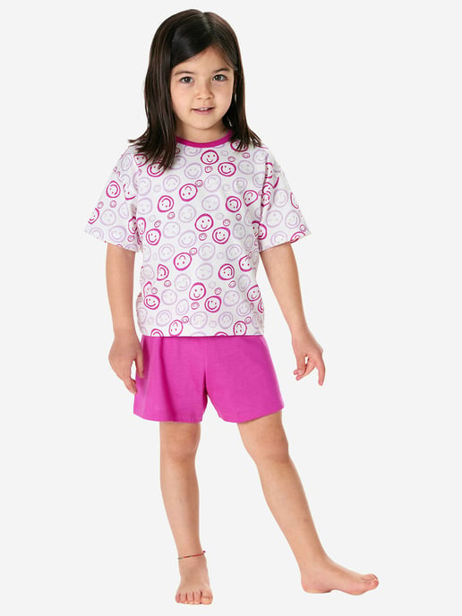 Schiesser Mädchen Pyjama NightwearSchlafanzug, Pyjama Set, Nachtwäsche - Image 2