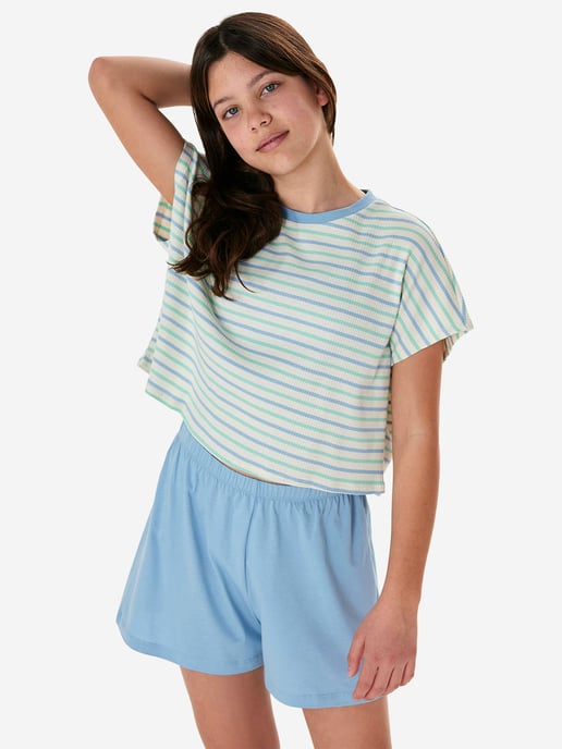 Schiesser Mädchen Pyjama NightwearSchlafanzug, Pyjama Set, Nachtwäsche - Image 2