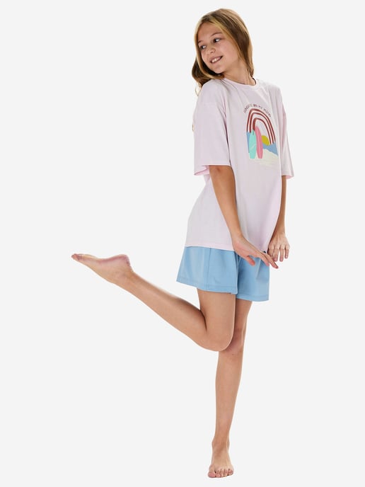 Schiesser Mädchen Pyjama NightwearSchlafanzug, Pyjama Set, Nachtwäsche - Image 4