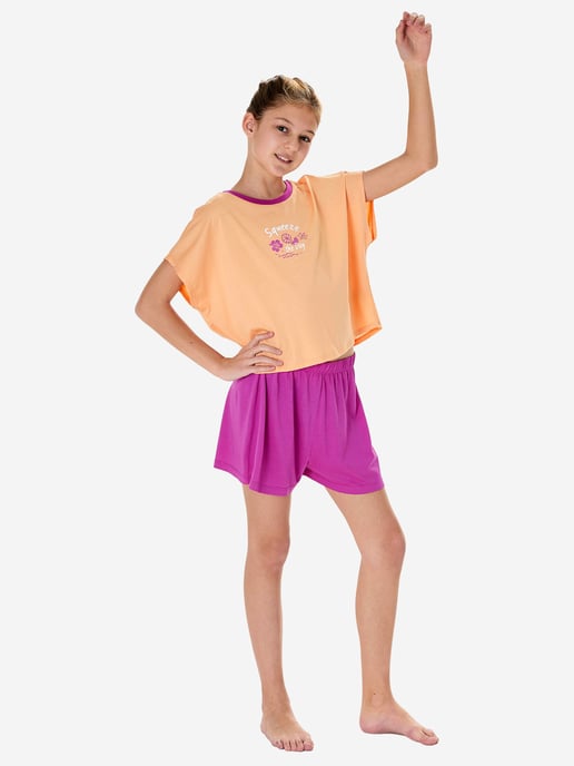 Schiesser Mädchen Pyjama NightwearSchlafanzug, Pyjama Set, Nachtwäsche - Image 4