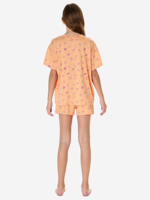 Schiesser Mädchen Pyjama NightwearSchlafanzug, Pyjama Set, Nachtwäsche - Image 3