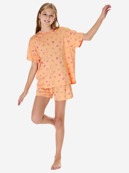 Schiesser Mädchen Pyjama NightwearSchlafanzug, Pyjama Set, Nachtwäsche - Image 4