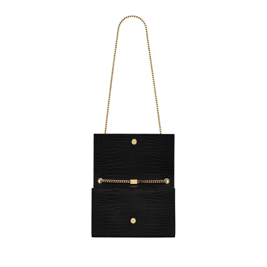 Saint Laurent Kate Medium Tassel Tasche aus geprägtem Krokodilleder - Image 4