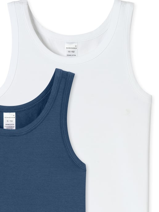 Schiesser Jungen Unterhemd 955Achselhemd, Tanktop, Unterziehshirt - Image 3