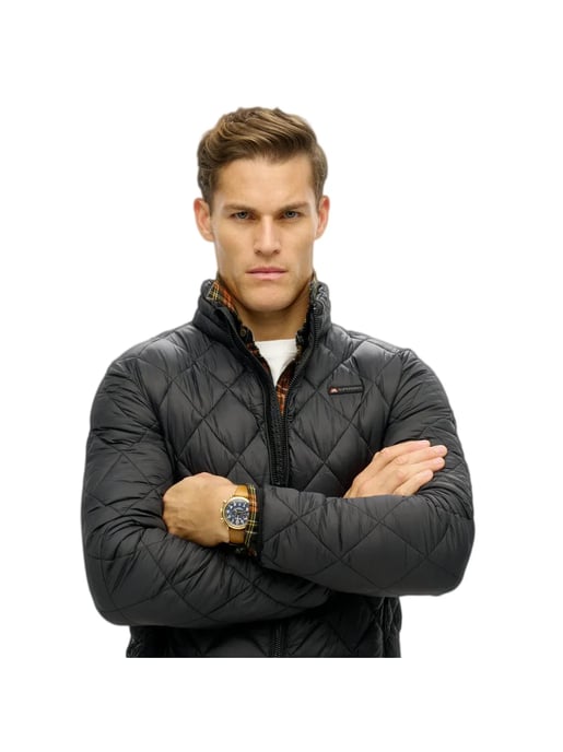 Superdry Herren-Daunenjacke mit Diamantsteppung und Fuji Lite-Sohle - Image 3
