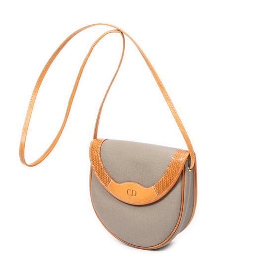 Vintage CD Flap Crossbody Schultertasche - Image 2