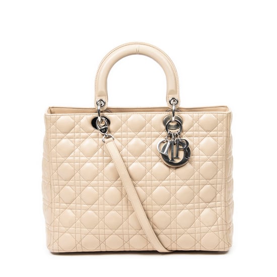 Large Lady Dior Zip Schultertasche - Image 1