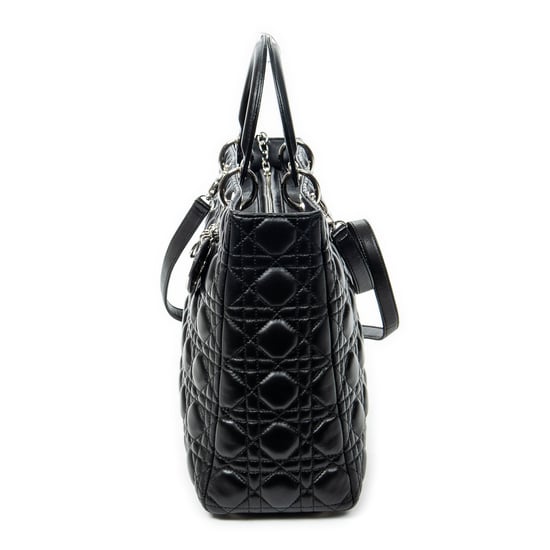 Large Lady Dior Zip Schultertasche - Image 3