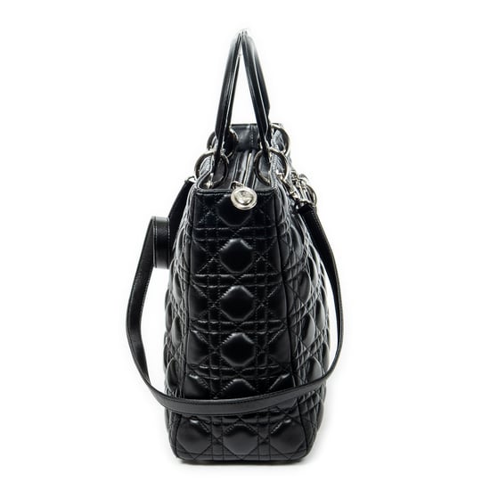 Large Lady Dior Zip Schultertasche - Image 4