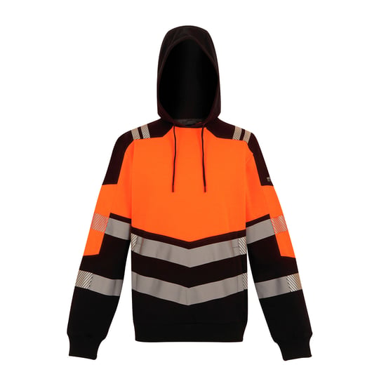 Regatta Professional - "X-Pro Class 2" Kapuzenpullover für Herren/Damen Unisex, Signalkleidung (Schwarz/Orange) - Image 1