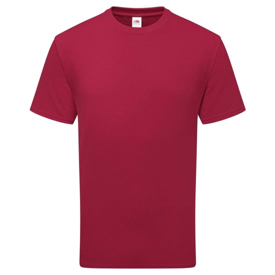 Fruit of the Loom - "Pure" T-Shirt für Herren/Damen Unisex, Baumwolle (Cranberry) - Image 1
