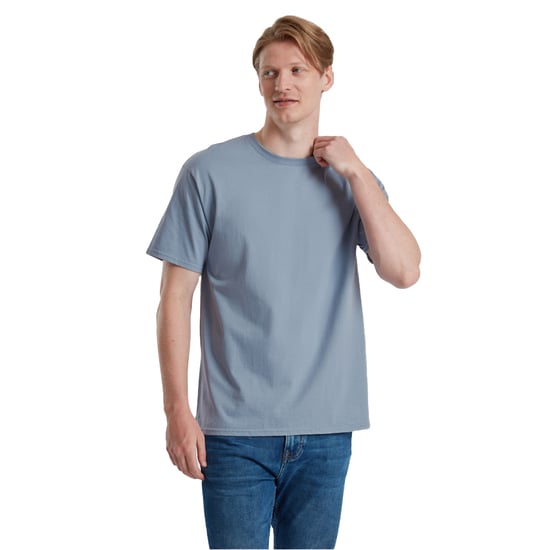 Fruit of the Loom - "Pure" T-Shirt für Herren/Damen Unisex, Baumwolle (Graublau) - Image 3