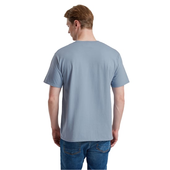 Fruit of the Loom - "Pure" T-Shirt für Herren/Damen Unisex, Baumwolle (Graublau) - Image 4