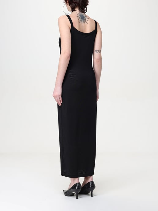 Netzstrick Ärmelloses Maxikleid - Image 3