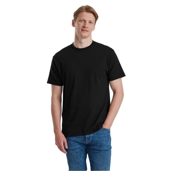 Fruit of the Loom - "Pure" T-Shirt für Herren/Damen Unisex, Baumwolle (Schwarz) - Image 3
