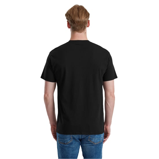 Fruit of the Loom - "Pure" T-Shirt für Herren/Damen Unisex, Baumwolle (Schwarz) - Image 4