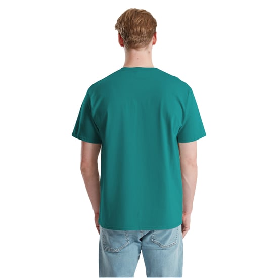 Fruit of the Loom - "Pure" T-Shirt für Herren/Damen Unisex, Baumwolle (Meeresblau Grün) - Image 4