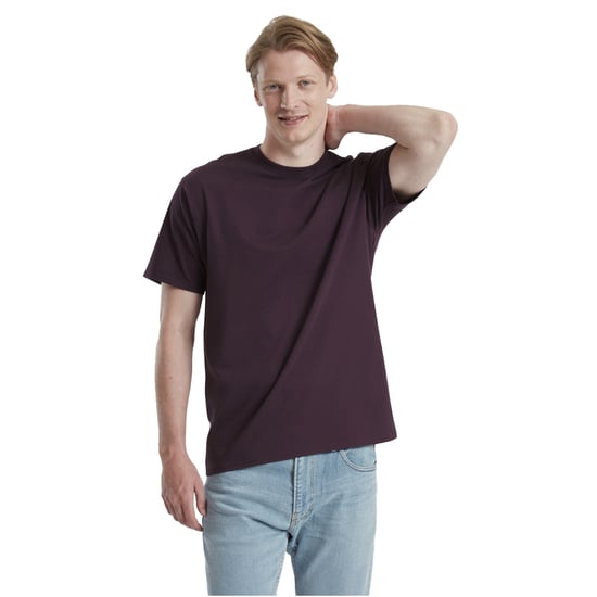 Fruit of the Loom - "Pure" T-Shirt für Herren/Damen Unisex, Baumwolle (Dunkles Pflaumenblau) - Image 3