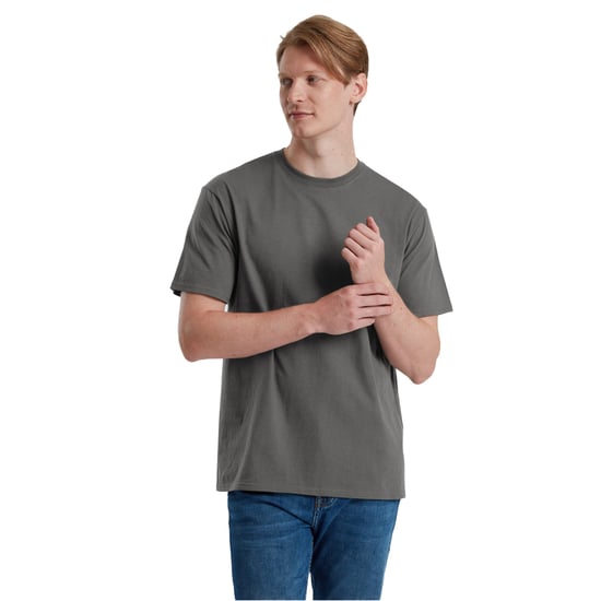 Fruit of the Loom - "Pure" T-Shirt für Herren/Damen Unisex, Baumwolle (Hellgrau) - Image 3