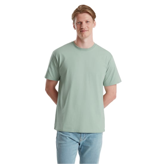 Fruit of the Loom - "Pure" T-Shirt für Herren/Damen Unisex, Baumwolle (Salbei) - Image 3