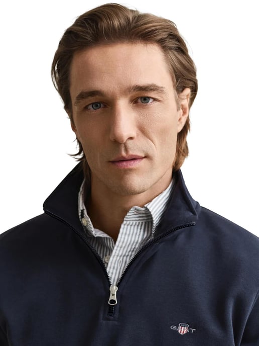 GANT | Herren Archive Shield Half-Zip Sweatshirt - Image 3