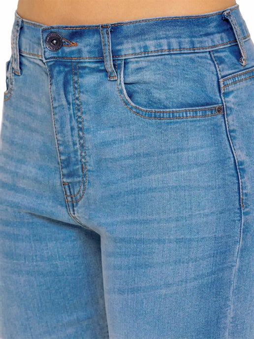 Enzo | Damen-Jeans mit Weitem Bein - Image 3