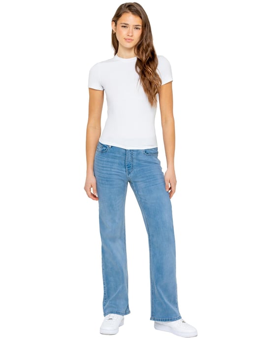 Enzo | Damen-Jeans mit Weitem Bein - Image 4
