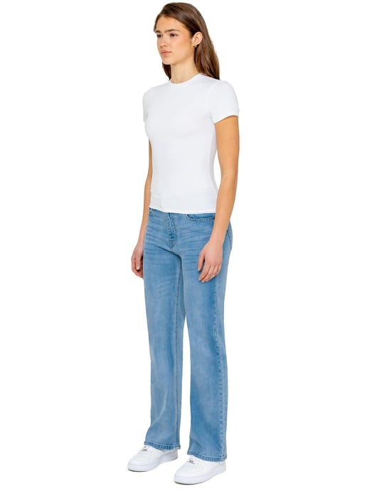 Enzo | Damen-Jeans mit Weitem Bein - Image 6