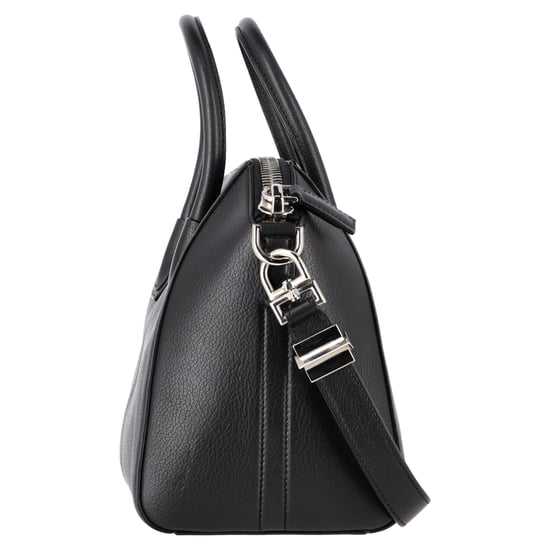 Givenchy Kleine Antigona Tasche mit Obergriff aus schwarzem Kalbsleder - Image 2