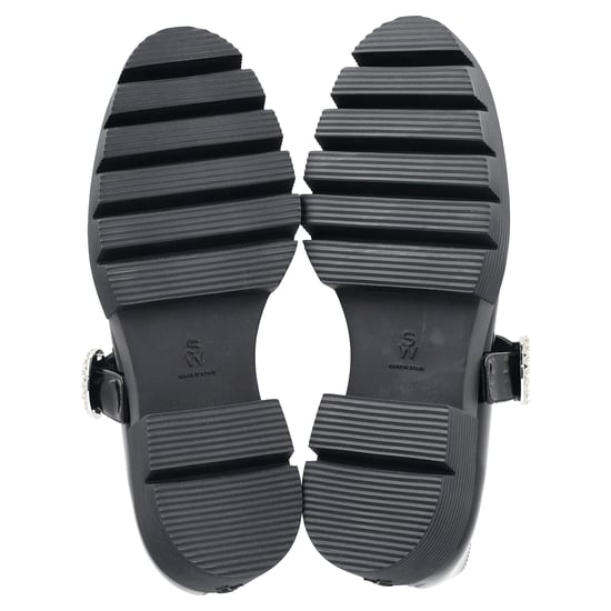 Stuart Weitzman Nolita Plattform-Mary Janes aus schwarzem Lackleder - Image 6