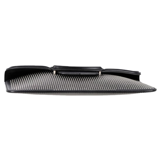 Alexander McQueen Nieten Heroine Flach-Tasche aus schwarzem Leder - Image 2
