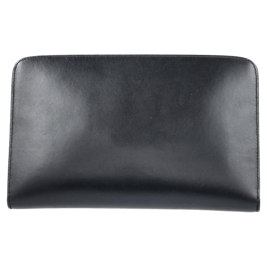 Alexander McQueen Nieten Heroine Flach-Tasche aus schwarzem Leder - Image 4