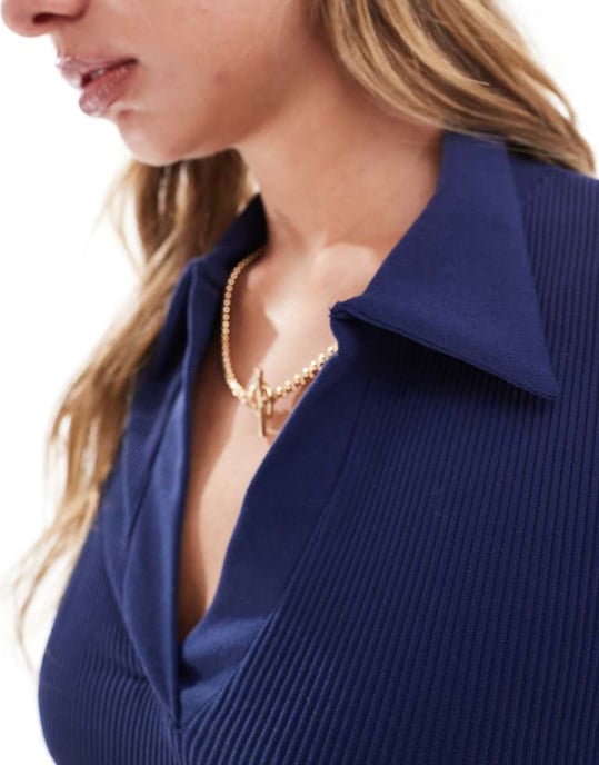 ASOS DESIGN sömlös skulpterande långärmad rugbytröja - Image 4