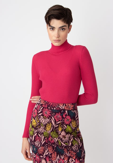 Rippstrickrollkragenpullover - Image 4