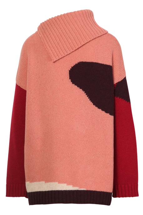 Rollkragenpullover, Farbblockierung - Image 2