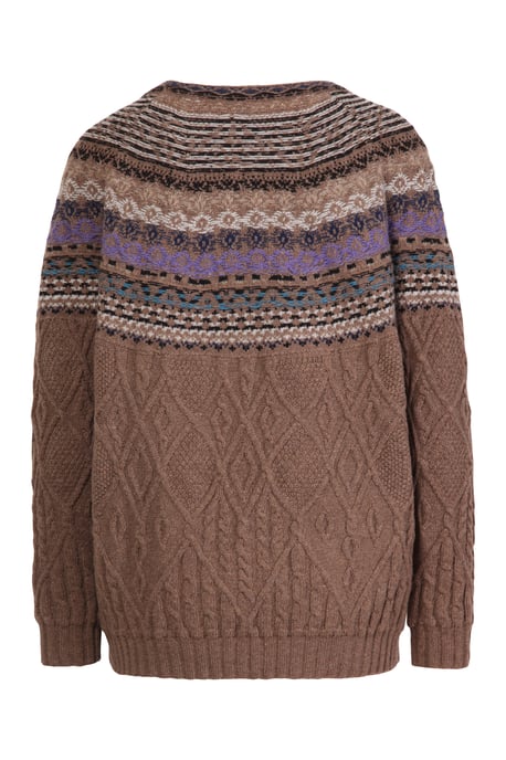 Jacquard-Pullover, Strukturmuster - Image 2