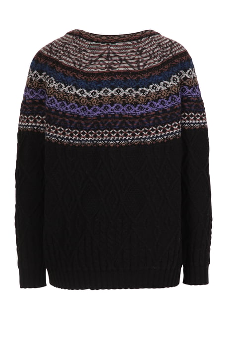 Jacquard-Pullover, Strukturmuster - Image 2