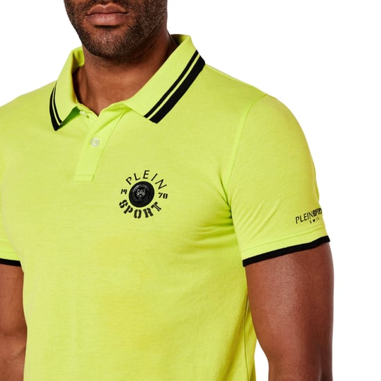 Plein Sport Poloshirt Mit Großem Logo Auf Der Rückseite, Limettengrün - Image 3