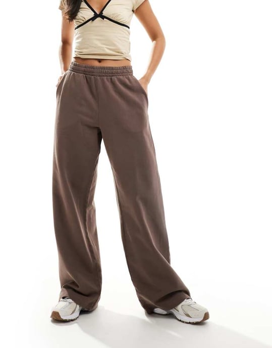 Veckodags lösa vida joggers i mullvad - Image 1