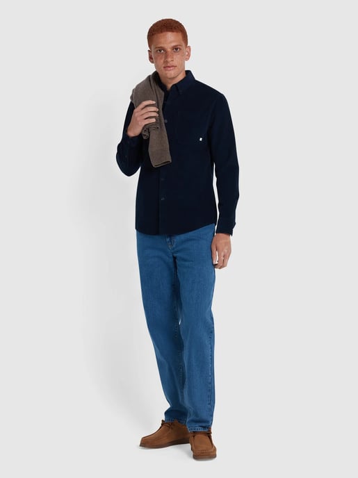 Herren True Navy Spencer LS Button-Down Hemd - Image 3