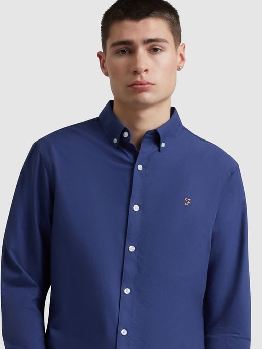 Herren Sigil Blau Brauer Langarmshirt - Image 2