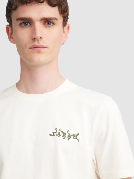 Herren Ecru Amesbury Grafik T-Shirt - Image 2