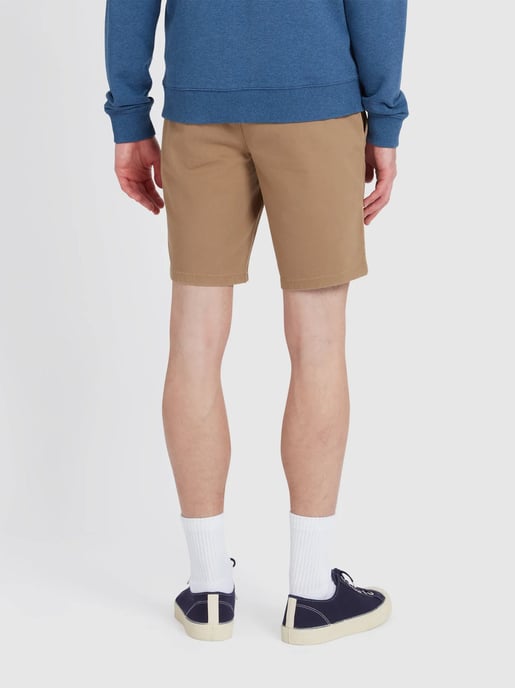 Herren Beige Hawk Twill Shorts - Image 3