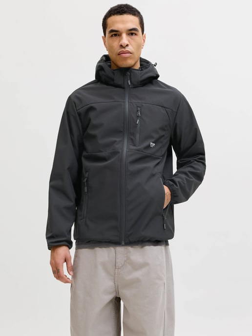 Jack & Jones Jas Sommer Theo Softshell-Jacke Schwarz - Image 2