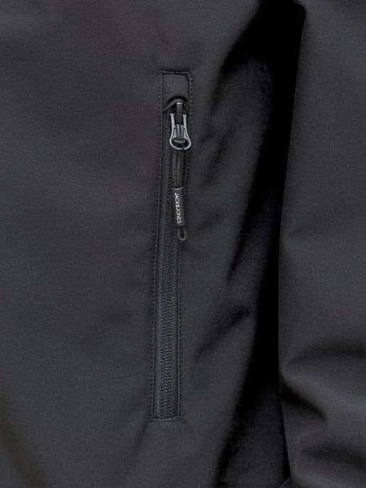 Jack & Jones Jas Sommer Theo Softshell-Jacke Schwarz - Image 5